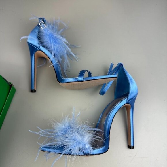 JLO Jennifer Lopez x REVOLVE Sunset Sandal in Wave - Picture 4 of 7